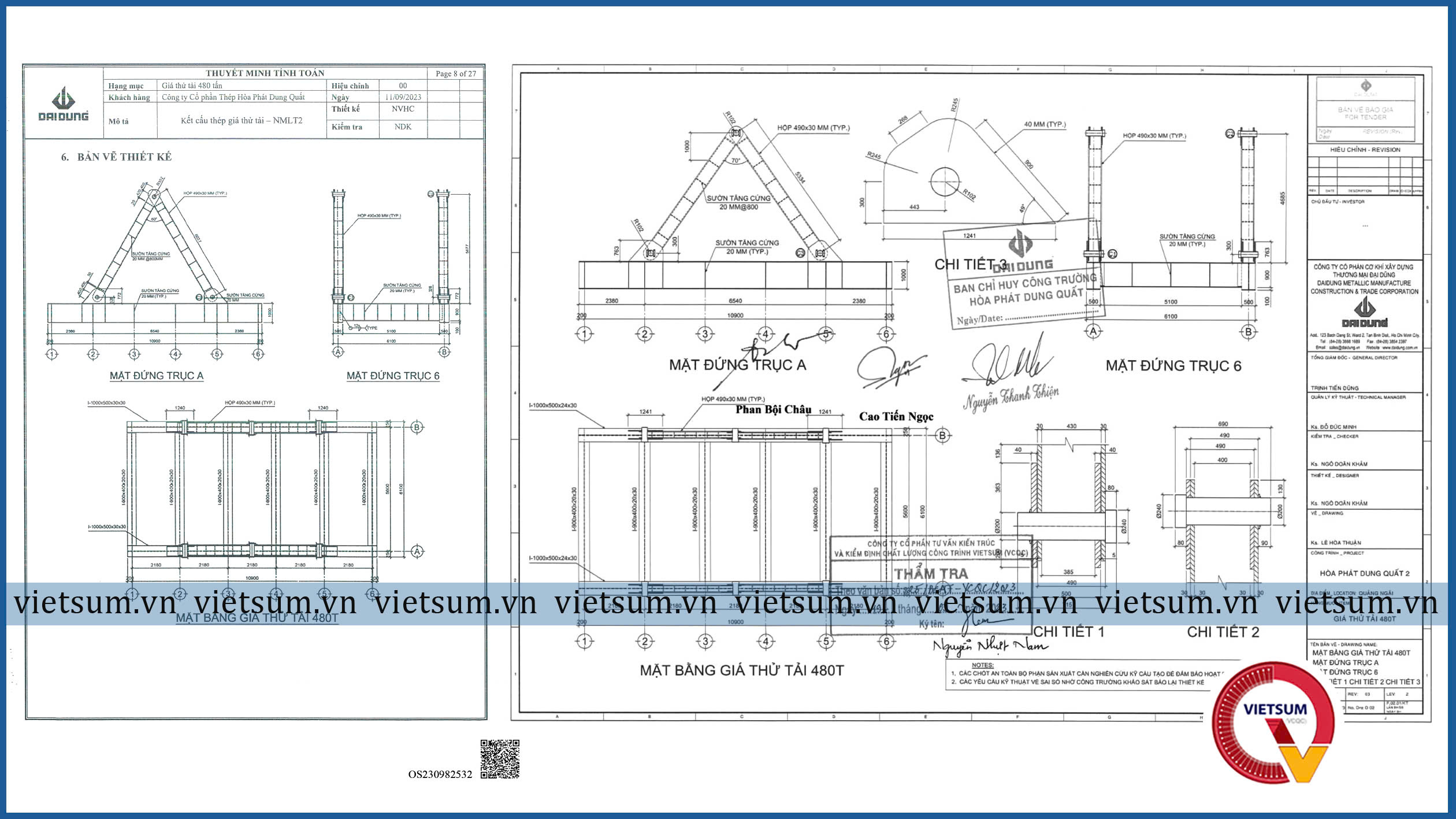 Thẩm tra hồ sơ thiết kế kết cấu hạng mục công trình nhà xưởng; kiểm tra đánh giá khả năng chịu lực, độ an toàn kết cấu hạng mục công trình nhà xưởng 2024