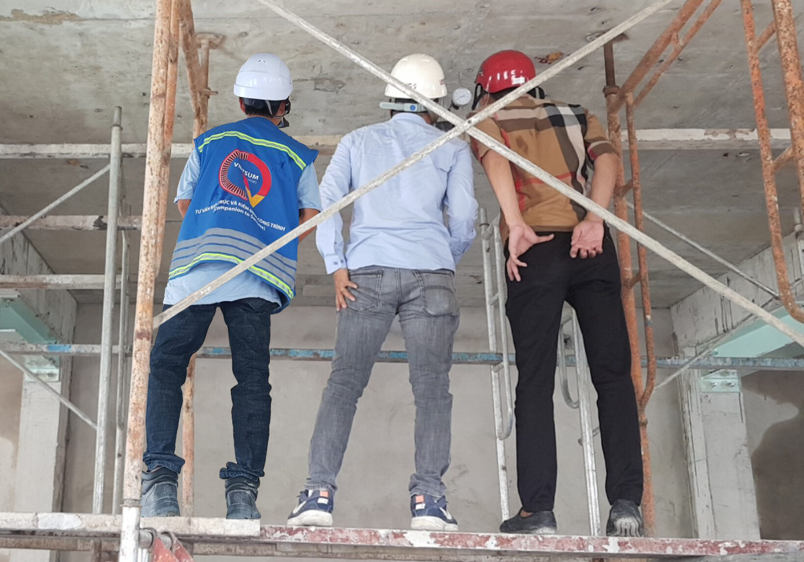 Kiểm định chất lượng công trình – Thử tải sàn, kiểm tra khả năng chịu lực của sàn bê tông cốt thép 2021