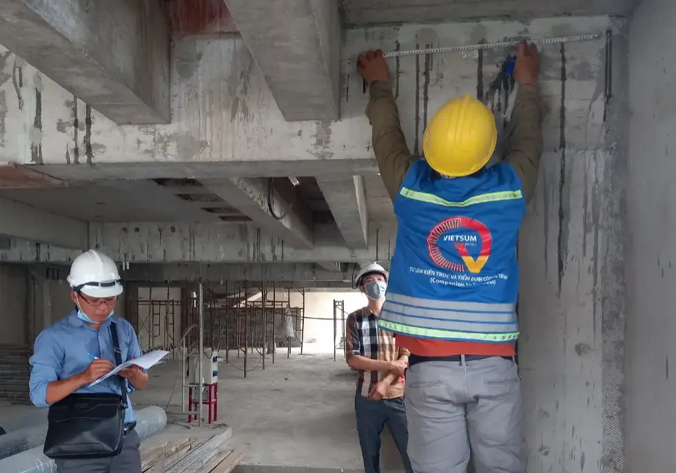 Kiểm định chất lượng công trình – Thi công gia cường kết cấu công trình 2021